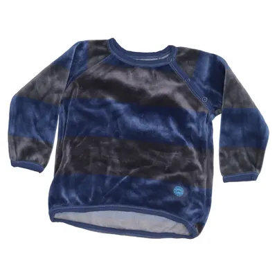Langærmet t-shirt (Blå, Grå) fra Phister & Philina Bomuld, Polyester