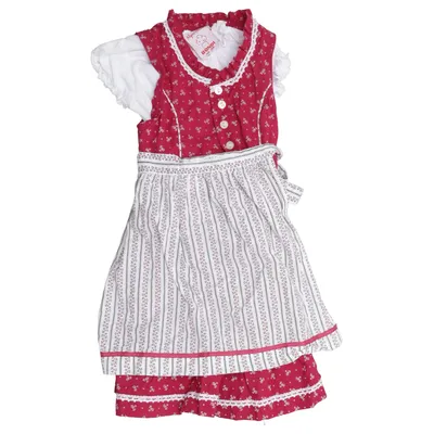 Dirndl (Pink, White, Multicolored) from Bondi Cotton