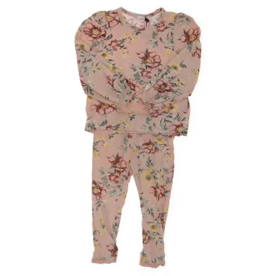 Set (Roze, Meerkleurig) van Newbie by KappAhl Katoen, Elastaan