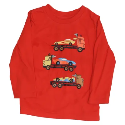 T-shirt à manches longues (Rouge) de Cat & Jack Coton, Polyester recyclé