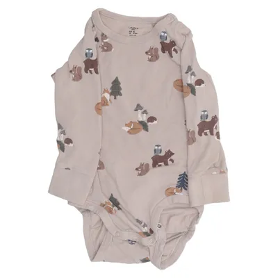 Body (Beige, Multicolore) de Lindex Baby Coton, Élasthane