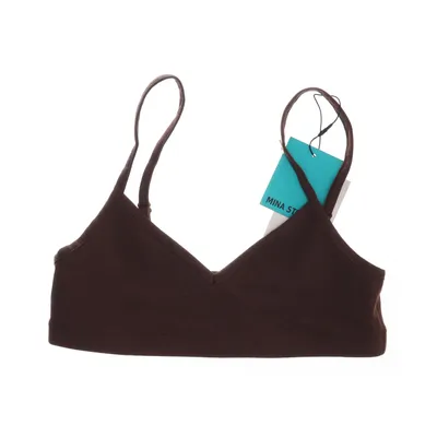 Bralette (Brun) fra Mina Storm Bomuld, Elastan