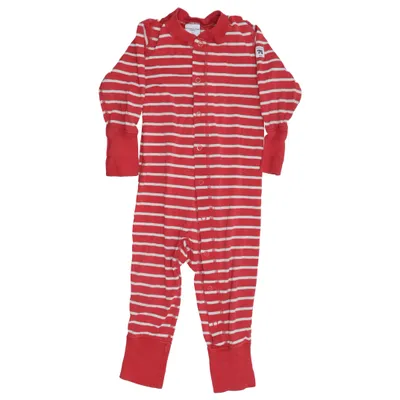 Barboteuse (Rouge, Blanc) de Polarn O. Pyret Coton biologique