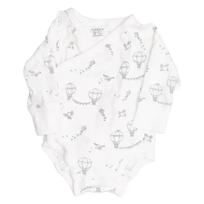 Body (Vit) från Lindex Newborn Bomull, Elastan