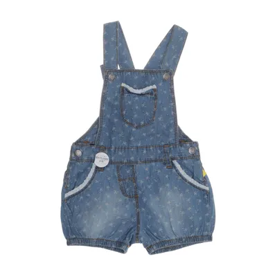 Korte tuinbroek (Blauw, Meerkleurig) van Topomini Katoen