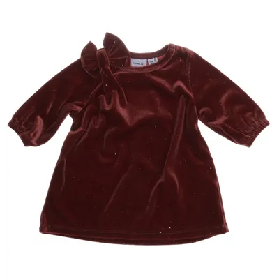 Klänning (Brun) från Name It Elastan, Polyester