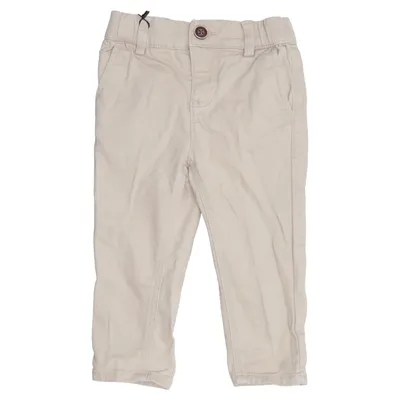 Chino (Beige) de Vertbaudet Coton, Élasthane