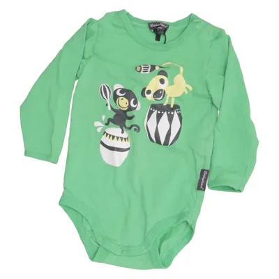 Body (Green, Multicolored) from Littlephant at Lindex Elastane, Organic cotton