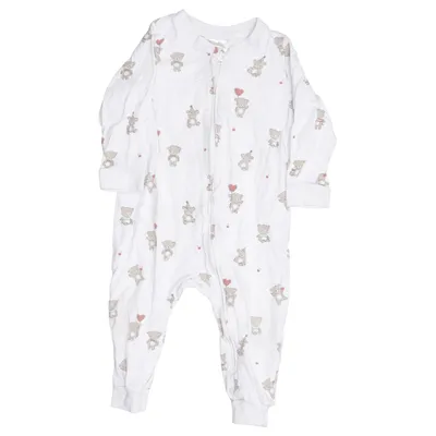 Barboteuse (Blanc, Multicolore) de H&M Bambou, Coton