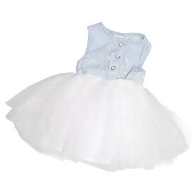 Jurk (Blauw, Wit) van LC Waikiki Baby Katoen, Polyester