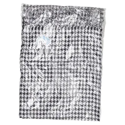 Écharpe (Noir, Blanc) de Cashmere Cachemire, Soie