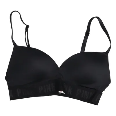 Sports bra (Black) from Pink Victoria's Secret Elastane, Polyamide, Polyester