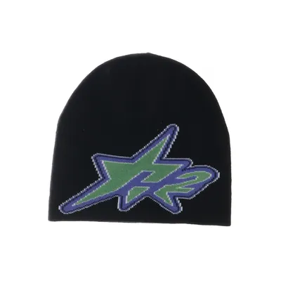 Hat (Black, Multicolored) from H2 by Heron Preston and H&M Elastane, Polyester, Acrylic