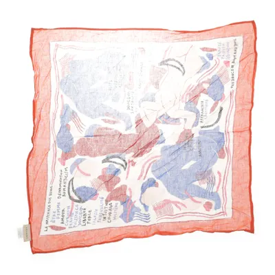 Halsdoek (Rood, Meerkleurig) van Sézane Katoen