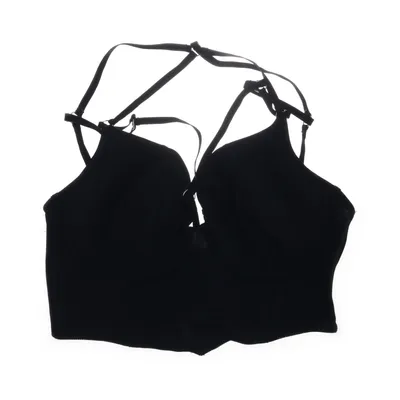 Bustier (Zwart) van Killstar Polyamide