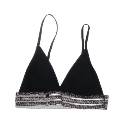 Bikinioberteil (Schwarz, Beige) Elasthan, Nylon