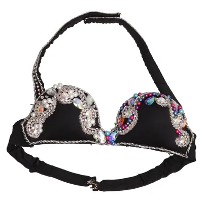 Bikinioberteil (Schwarz) von Queen Polyester