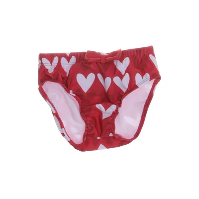 Swim diaper (Red, White) from Pusblu Elastane, Polyester