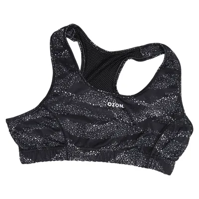 Brassière (Noir, Gris) de Ozon Élasthane, Polyester
