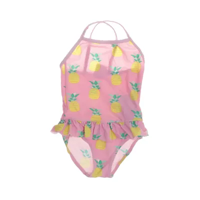 Badedragt (Pink) fra Kids by Lindex Elastan, Polyamid