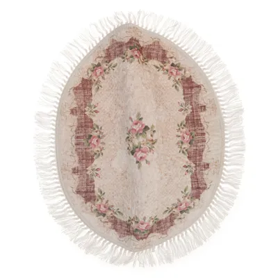 Bathroom mat (Beige, Multicolored) from Saroni
