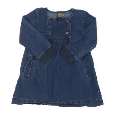 Denim jurk (Blauw) van Kids Case Katoen