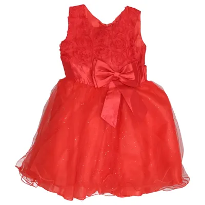 Bloemenmeisjes jurk (Rood) van Iefiel