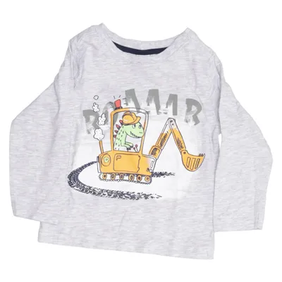 Long sleeve T-shirt (Gray) from Dopo Dopo Baby Cotton, Viscose