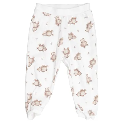 Pajama pants (White, Brown) from Newbie by KappAhl Cotton, Polyester