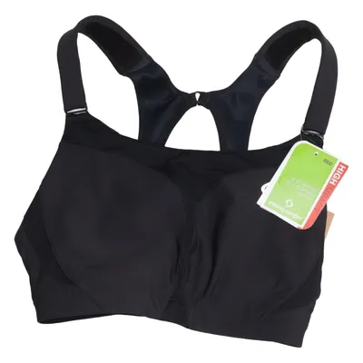 Sport-BH (Schwarz) von Moving Comfort Elasthan, Polyester