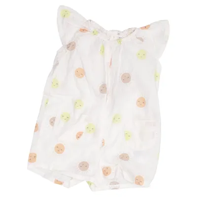 Barboteuse (Multicolore, Blanc, Jaune) de H&M Baby Coton