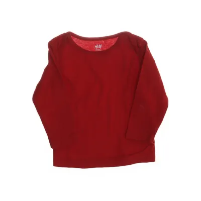Långärmad t-shirt (Röd) från H&M Basic Bomull