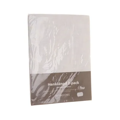 Rod pocket curtain (White) from Svanefors Cotton