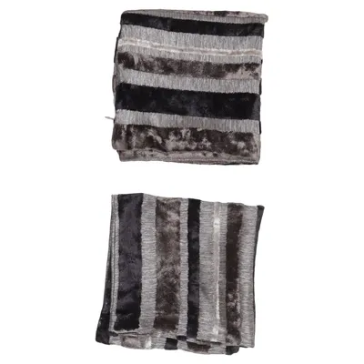 Cushion cover (Black, Gray) from Himla Polyester, Viscose