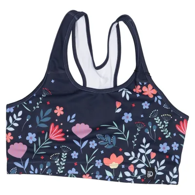 Sports bra (Blue, Multicolored) from Dedoles Elastane, Recycled polyester