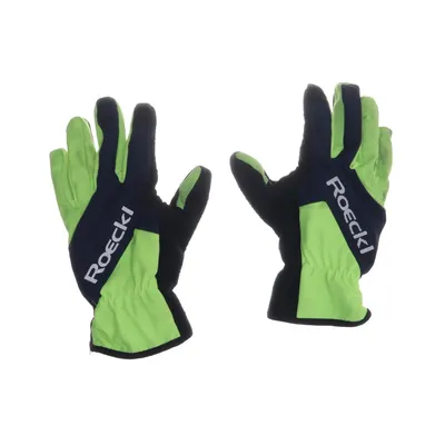 Gloves (Blue, Yellow, Black) from Roeckl Elastane, Polyester