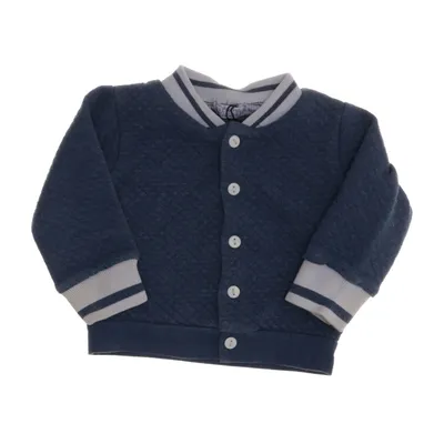 Cardigan (Blauw, Wit) van Dirkje Polyester, Katoen