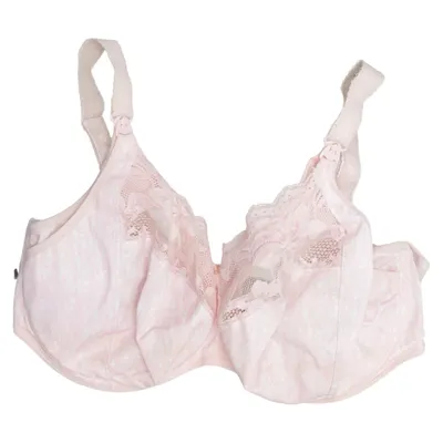 Voedingsbh (Roze, Wit) van Elomi Katoen, Elastaan, Polyamide, Polyester