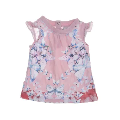Kleid (Pink, Mehrfarbig) von Topomini Baumwolle