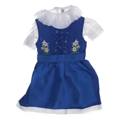 Dirndl (Wit, Blauw) van Trachtenmode Katoen, Polyester