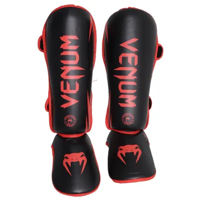Shin guard (Black, Red) from Venum