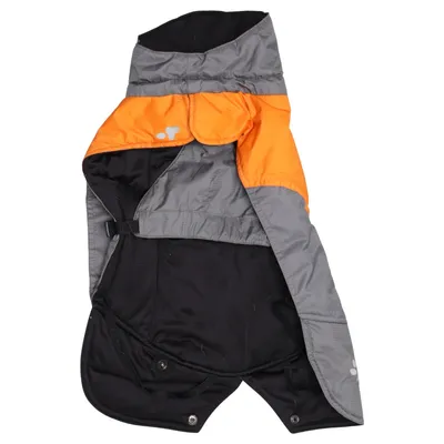 Manteau pour chien (Gris, Orange, Noir) de Granngården Polyamide, Polyester