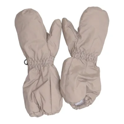 Mittens (Beige) from Thermofibre Polyamide, Polyester