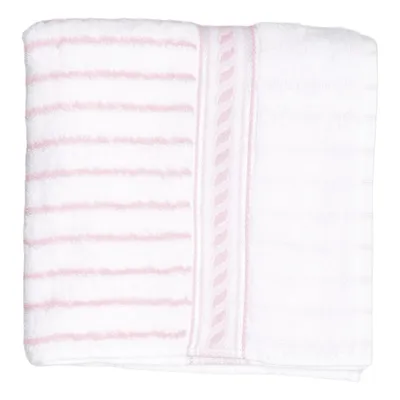 Towel (White, Pink) from Cawo Cotton
