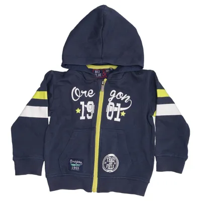 Hoodie (Blue, Yellow, White) from Red & Blue Cotton, Polyester