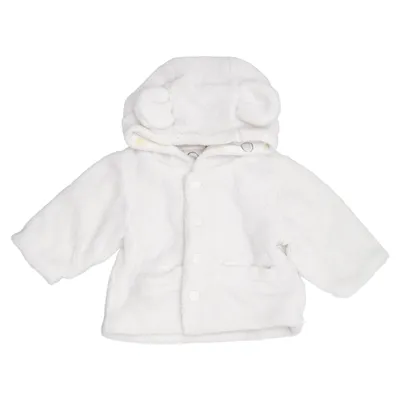 Sweat à capuche (Blanc) de Name It Newborn Coton, Polyester