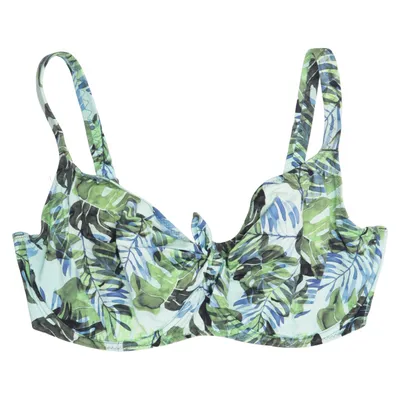 Bikini top (Green, Blue, Multicolored) from Saltabad Elastane, Polyamide