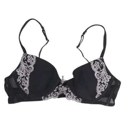 Soutien-gorge (Noir, Gris) de Miriale Coton, Élasthane, Polyamide