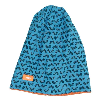 Beanie (Blauw, Zwart, Oranje) van KTM Katoen, Elastaan