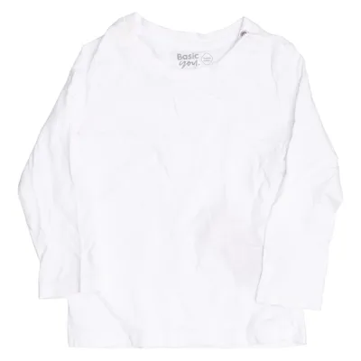 Long sleeve T-shirt (White) from Basic You Organic cotton